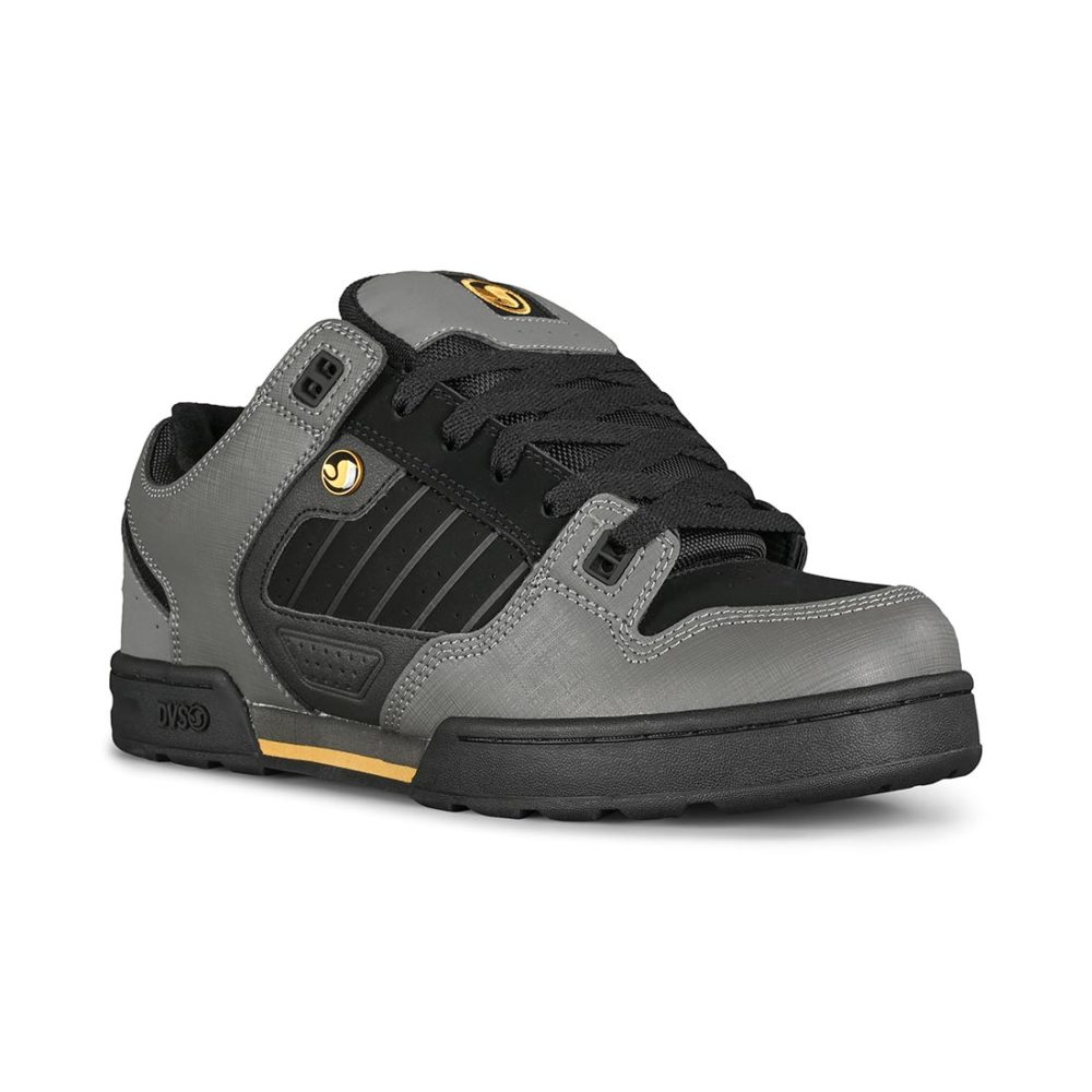 DVS Militia Snow Shoes - Charcoal / Black / Gold Nubuck