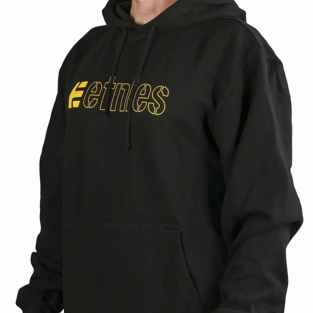 Etnies Ecorp Pullover Hoodie - Black / Yellow