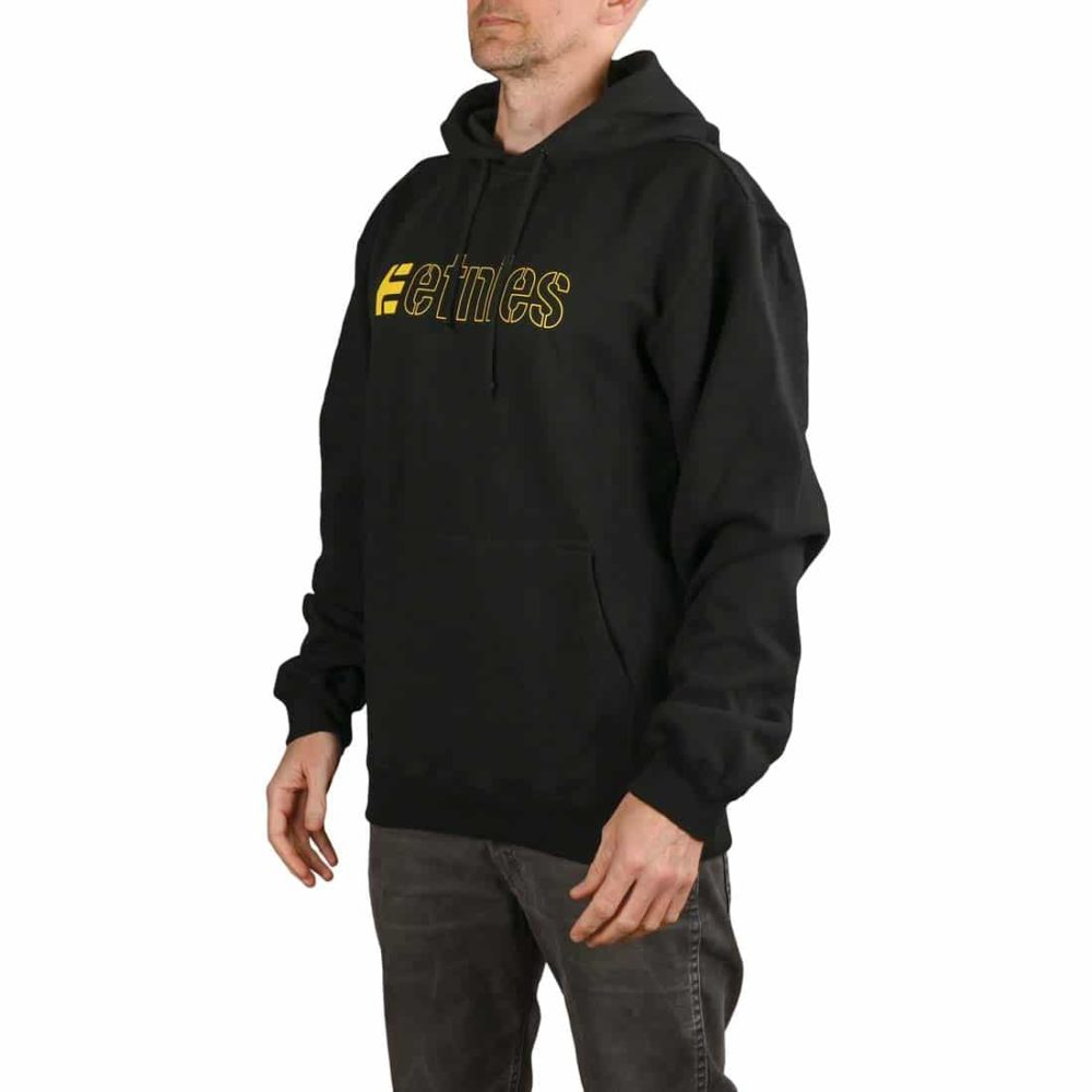 Etnies Ecorp Pullover Hoodie - Black / Yellow