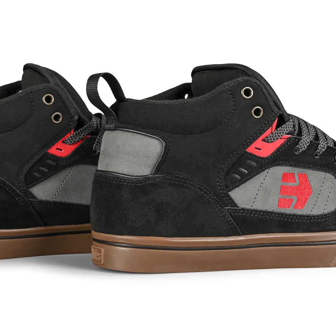 Etnies Agron HighTop Shoes Black / Grey / Red