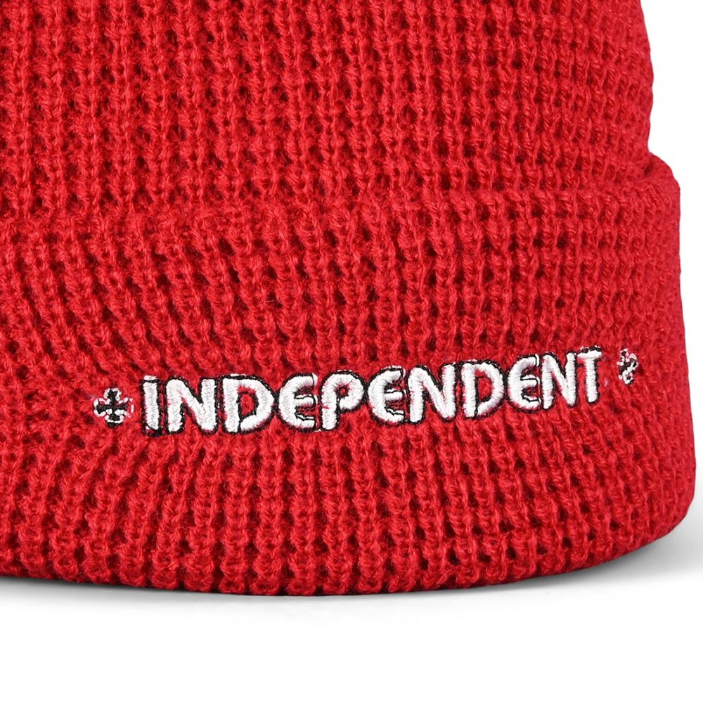 Independent Bar Beanie Hat - Cardinal Red