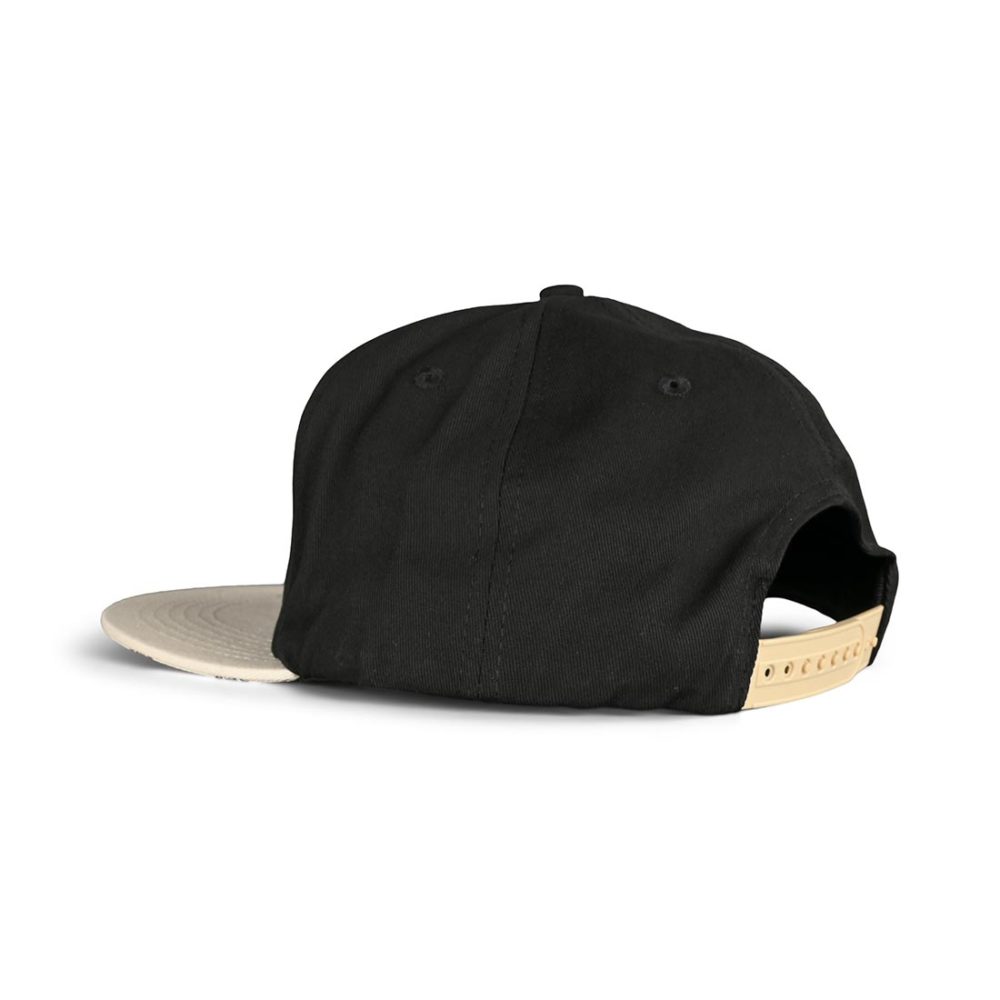 Independent Hachure Snapback Cap - Black / Athletic Heather