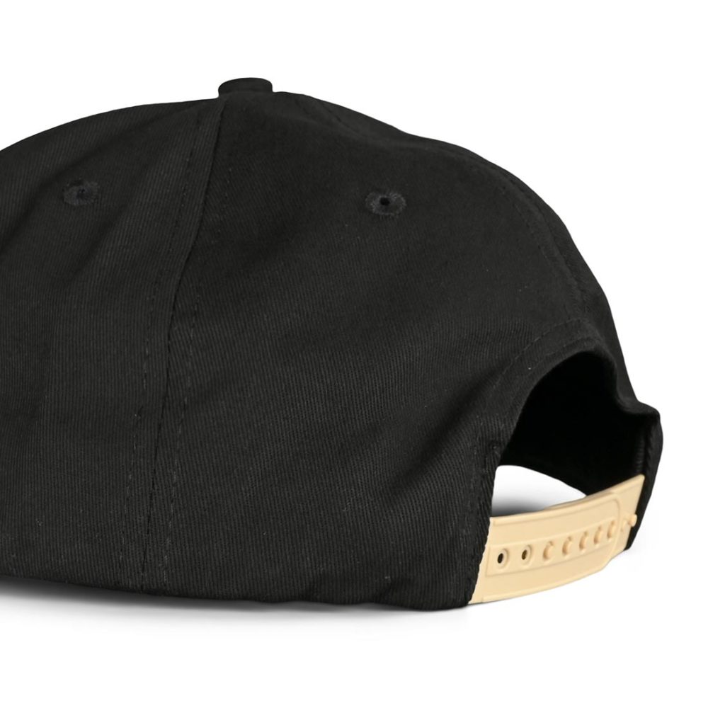 Independent Hachure Snapback Cap - Black / Athletic Heather