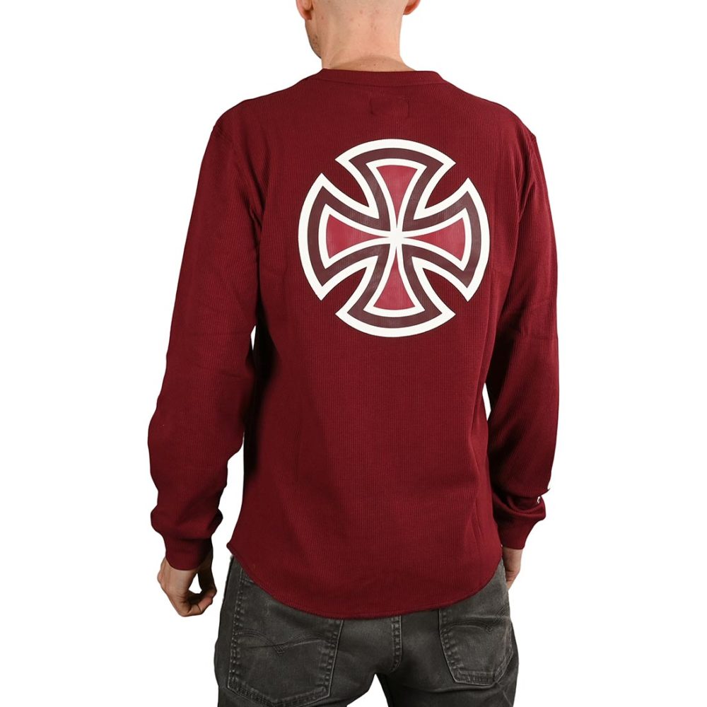 Independent Meld Thermal L/S T-Shirt - Oxblood