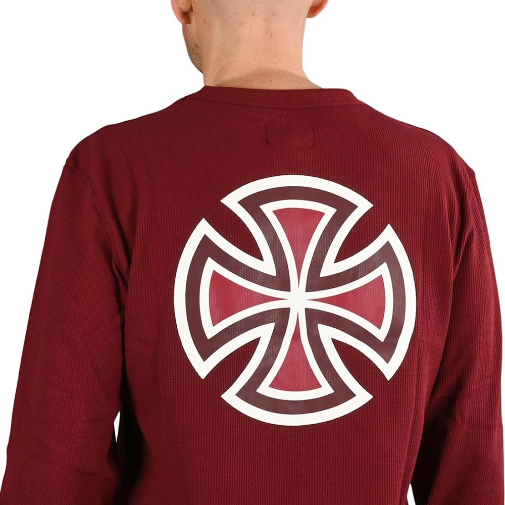 Independent Meld Thermal L/S T-Shirt - Oxblood