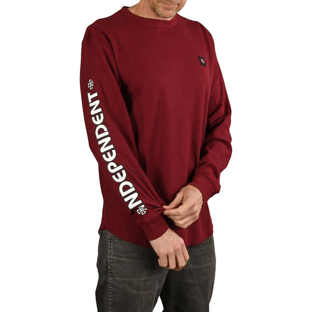 Independent Meld Thermal L/S T-Shirt - Oxblood