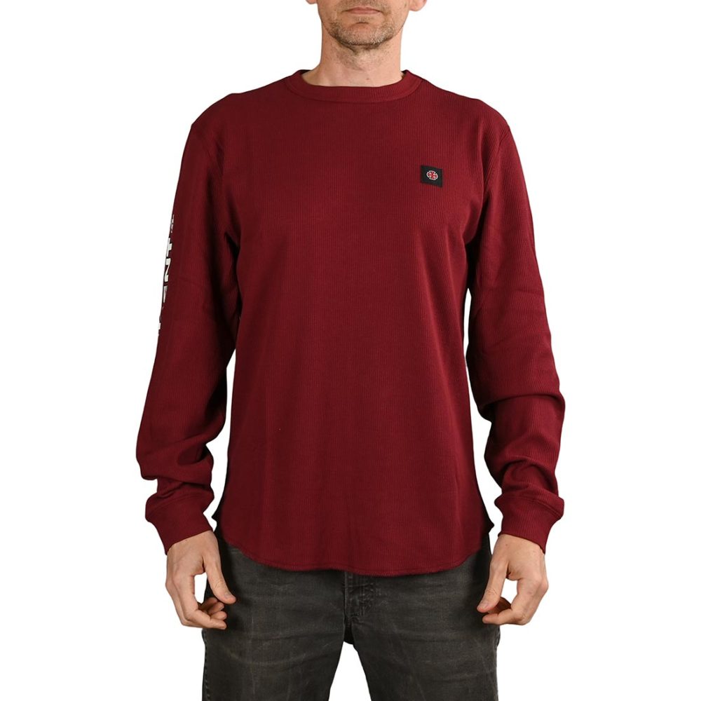 Independent Meld Thermal L/S T-Shirt - Oxblood