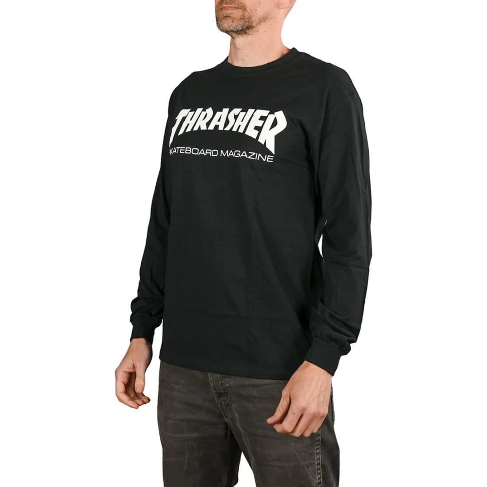 Thrasher Skate Mag L/S T-Shirt - Black