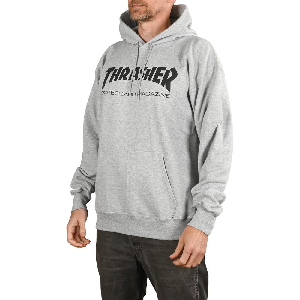 Thrasher Skate Mag Pullover Hoodie - Heather Grey