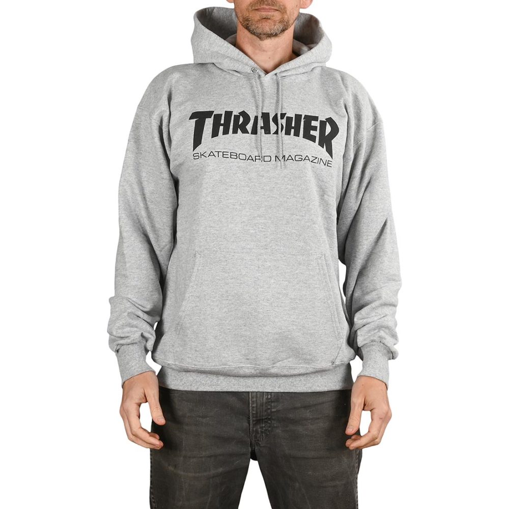 Thrasher Skate Mag Pullover Hoodie - Heather Grey