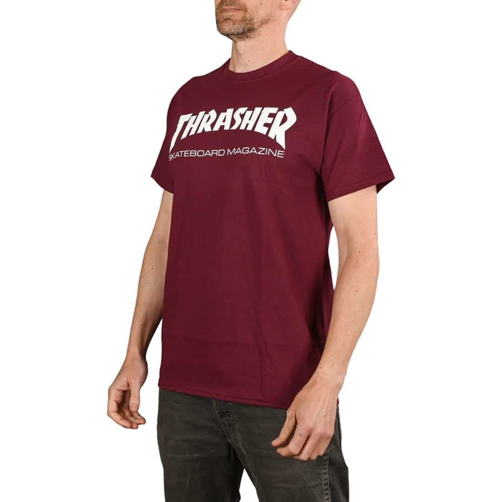 Thrasher Skate Mag S/S T-Shirt - Maroon