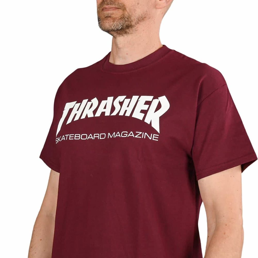 Thrasher Skate Mag S/S T-Shirt - Maroon