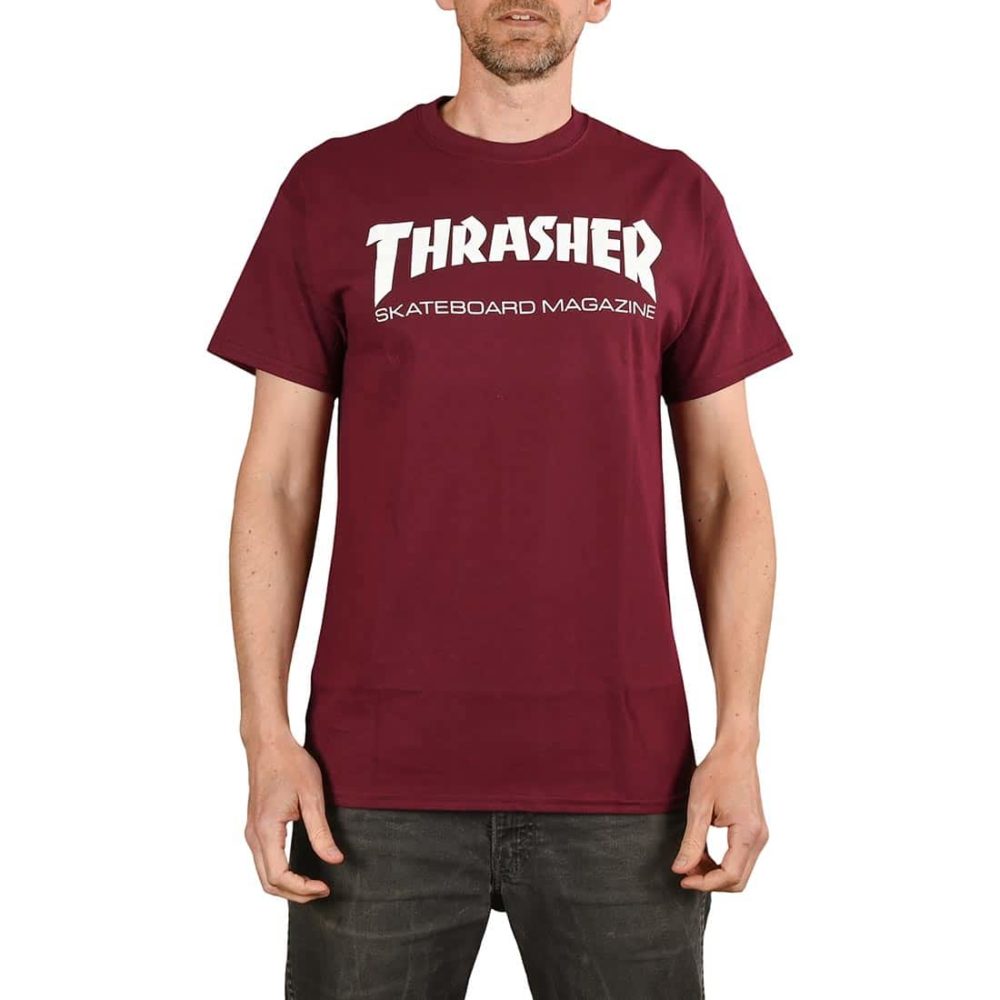 Thrasher Skate Mag S/S T-Shirt - Maroon