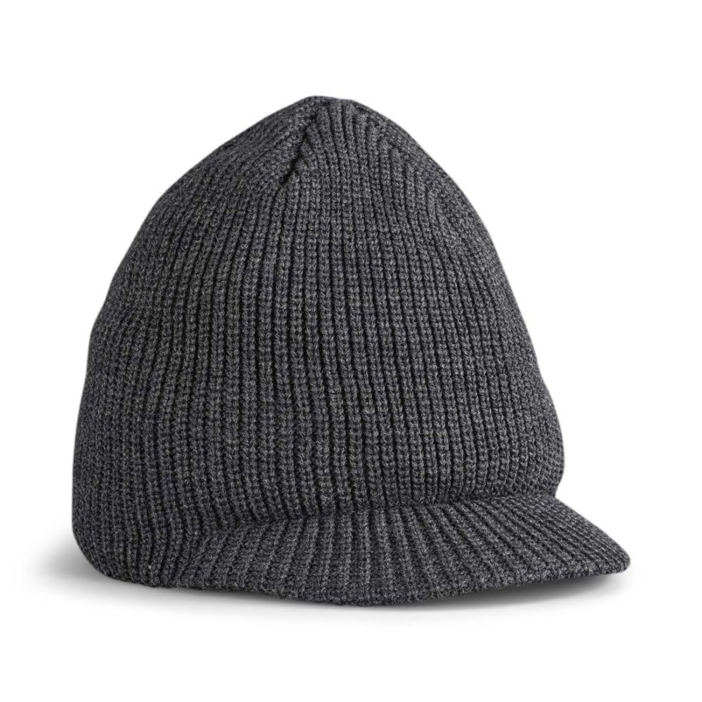 Volcom Full Stone Visor Beanie - Charcoal Heather