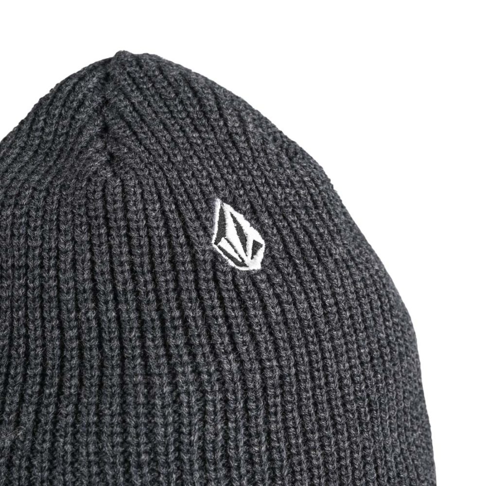 Volcom Full Stone Visor Beanie - Charcoal Heather