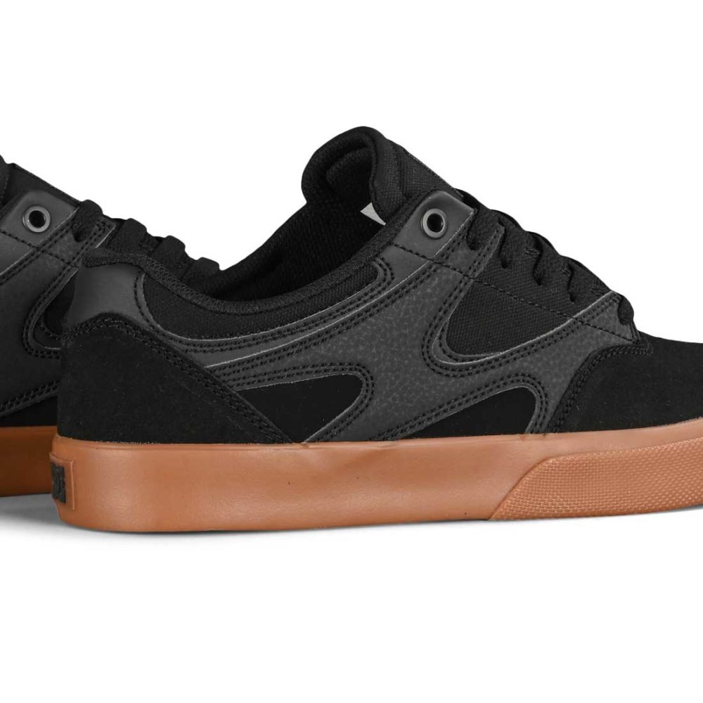 DC Kalis Vulc Skate Shoes - Black / Black / Gum