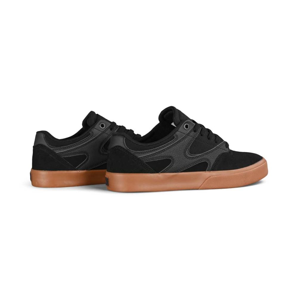 DC Kalis Vulc Skate Shoes - Black / Black / Gum