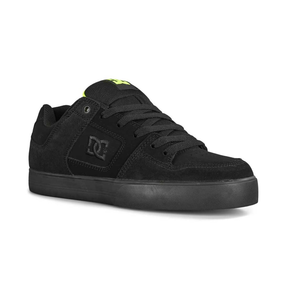 DC Pure Skate Shoes - Black / Yellow