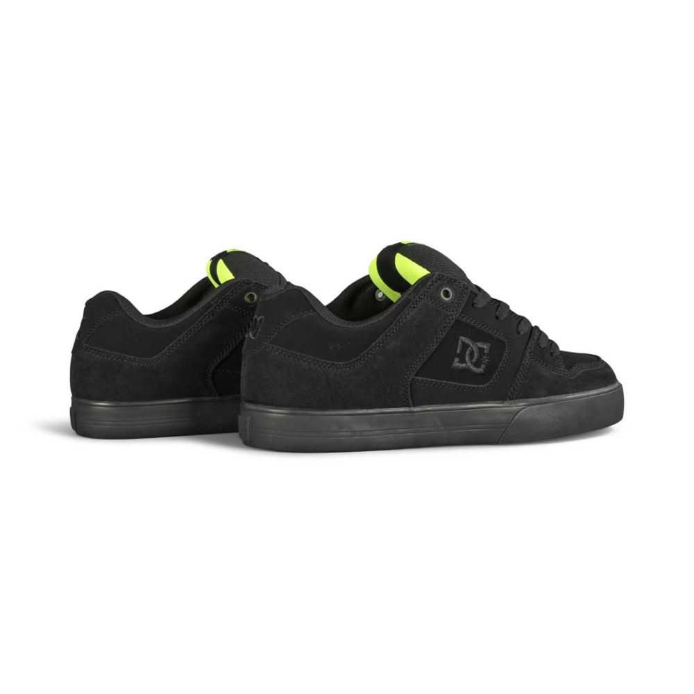 DC Pure Skate Shoes - Black / Yellow