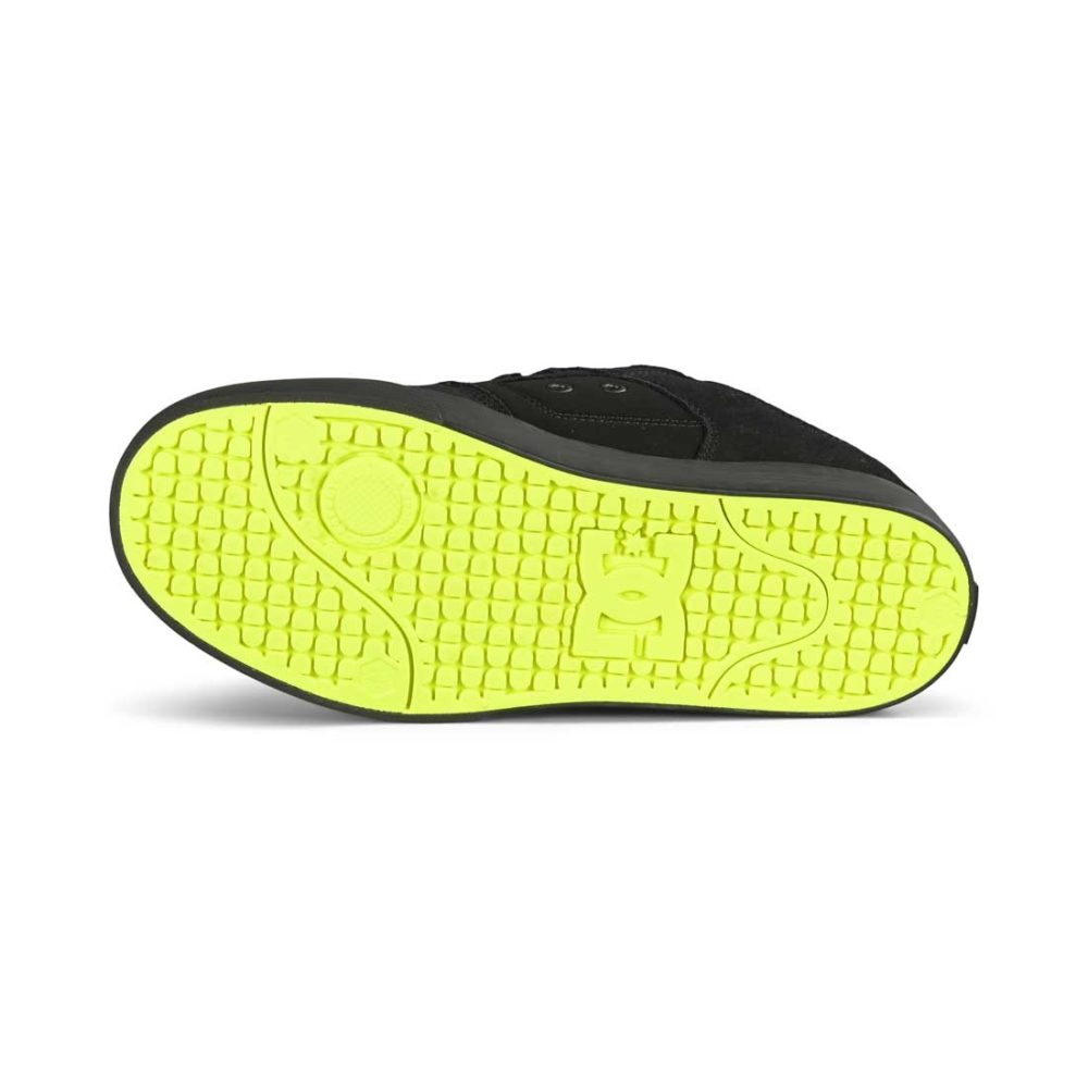 DC Pure Skate Shoes - Black / Yellow