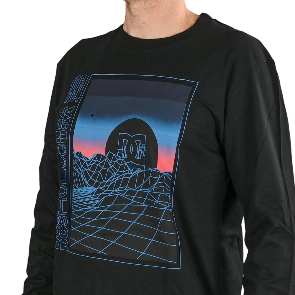 DC Shoes Gridlock L/S T-Shirt - Black