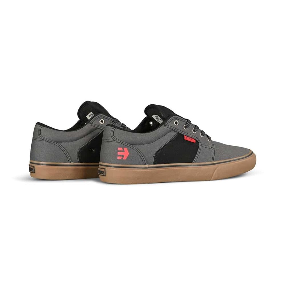 Etnies Barge Preserve Skate Shoes - Grey / Black / Gum