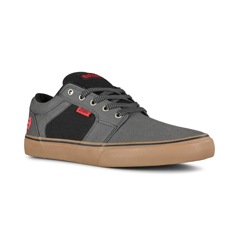 Etnies Barge Preserve Skate Shoes - Grey / Black / Gum