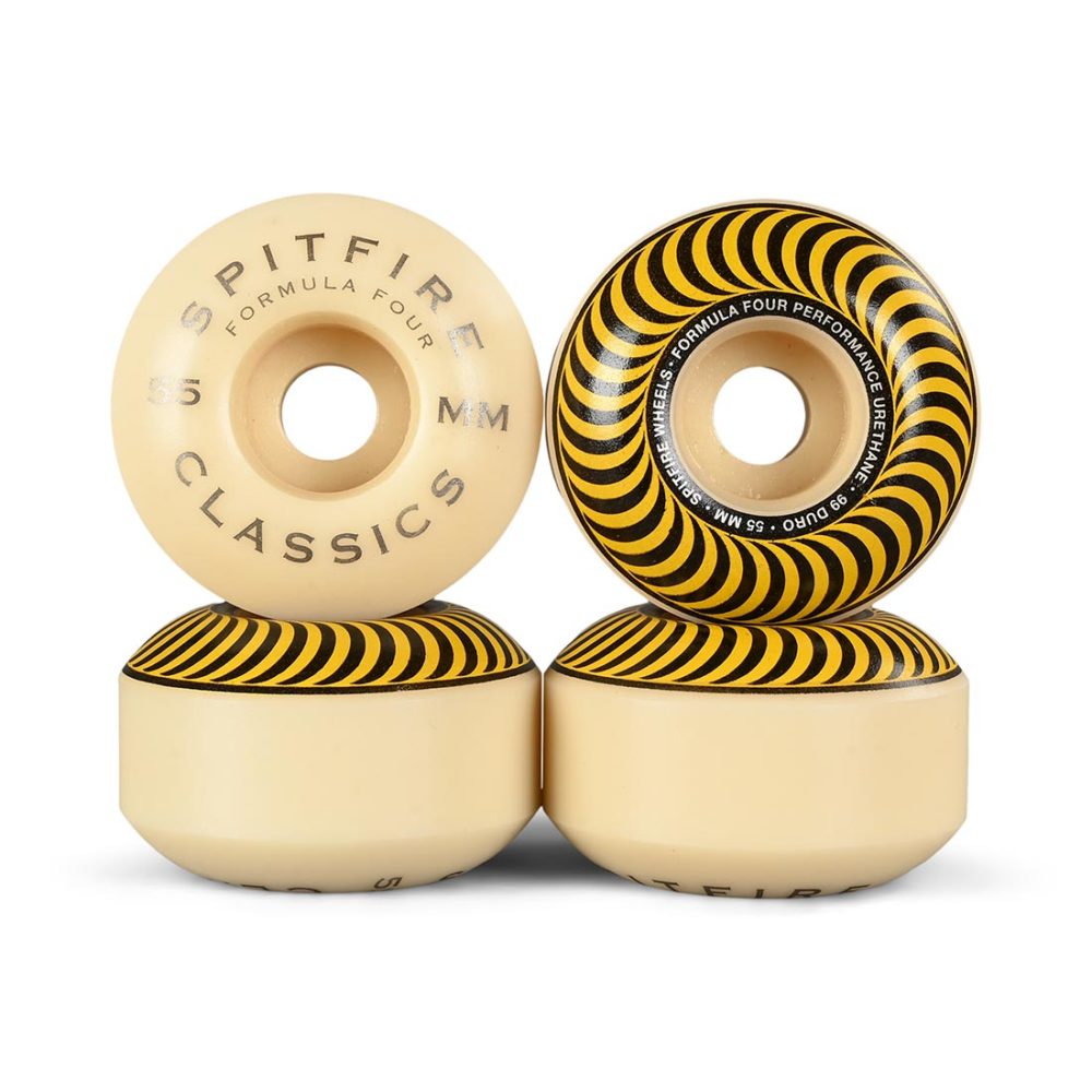 Spitfire Formula Four Classics 99D 55mm Wheels - Yellow