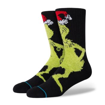 Stance Mr Grinch Crew Socks - Black