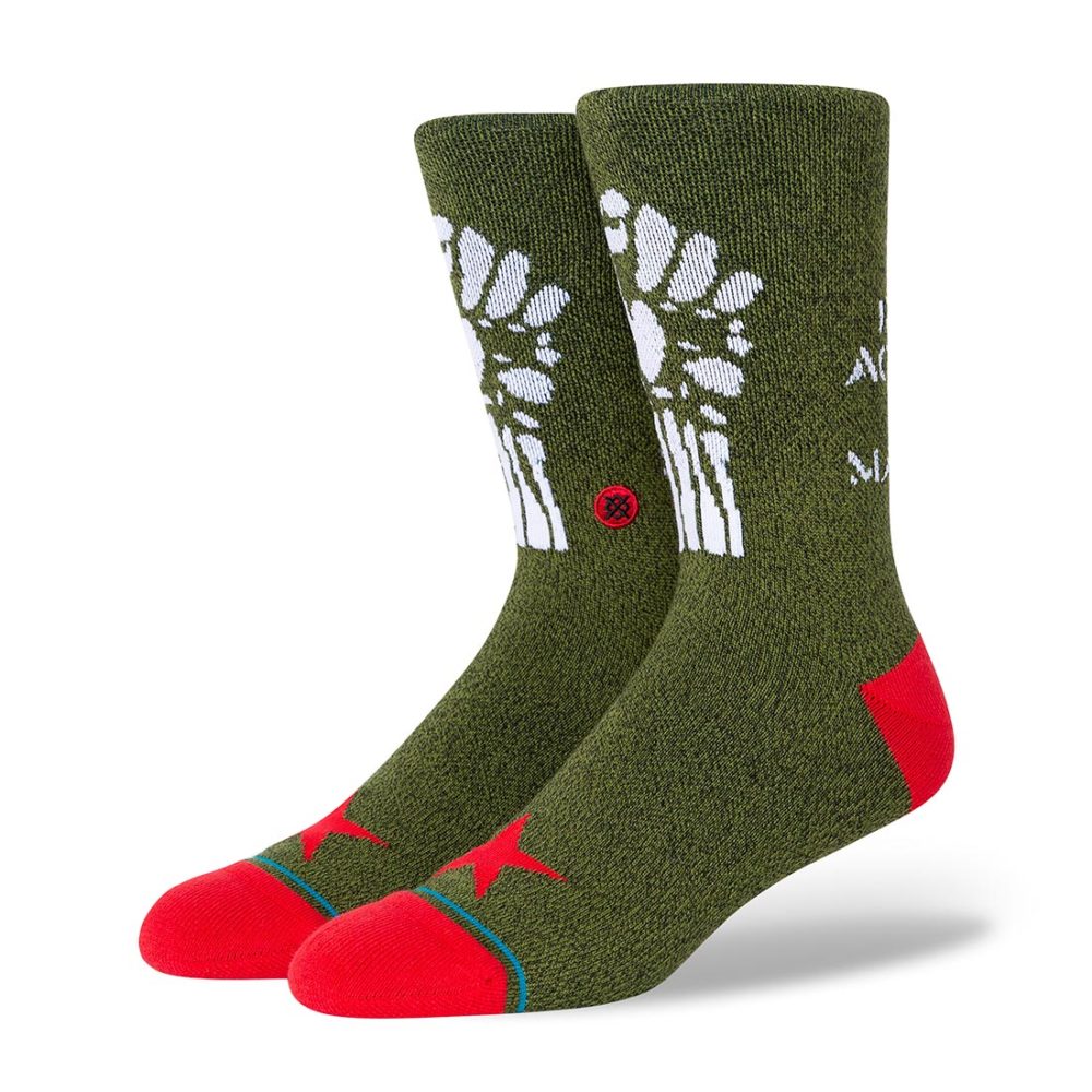 Stance Renegades Crew Socks - Army Green