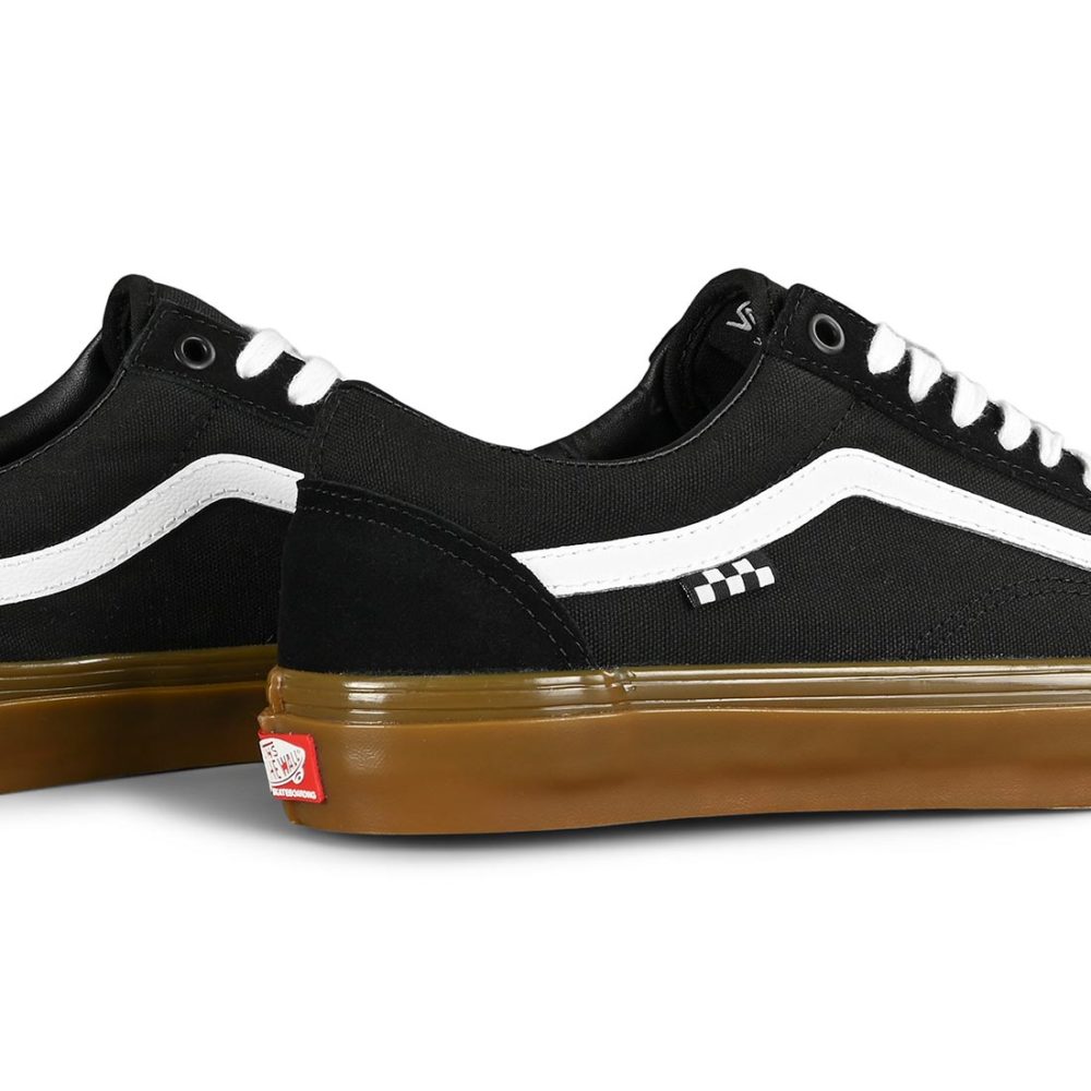 Vans Old Skool Pro Skate Shoes - Black/Gum