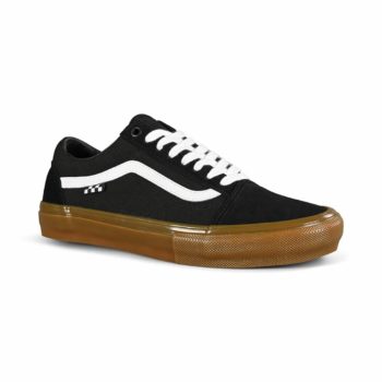 Vans Old Skool Pro Skate Shoes - Black / Gum