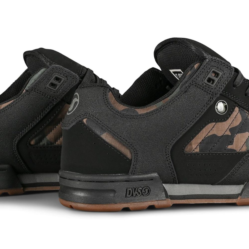 DVS Militia Snow Shoes - Black / Camo Leather