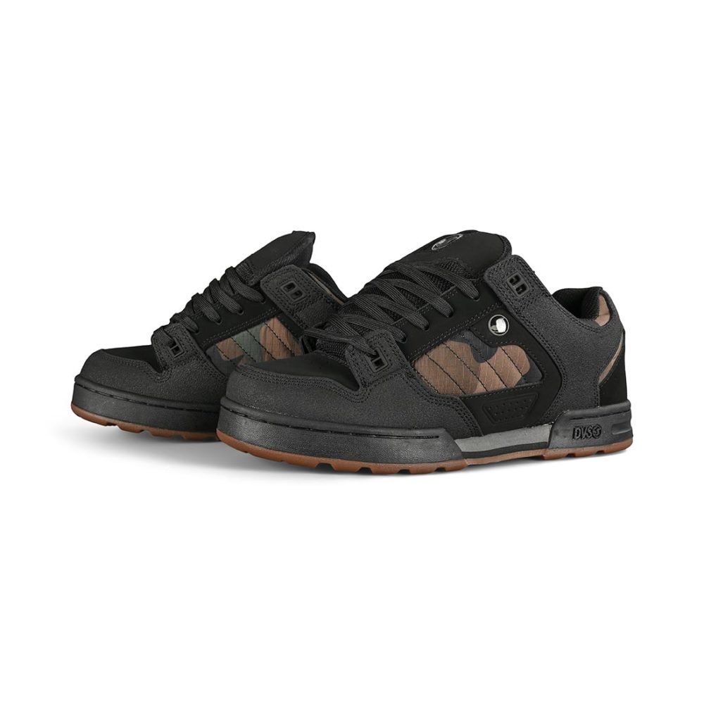 DVS Militia Snow Shoes - Black / Camo Leather