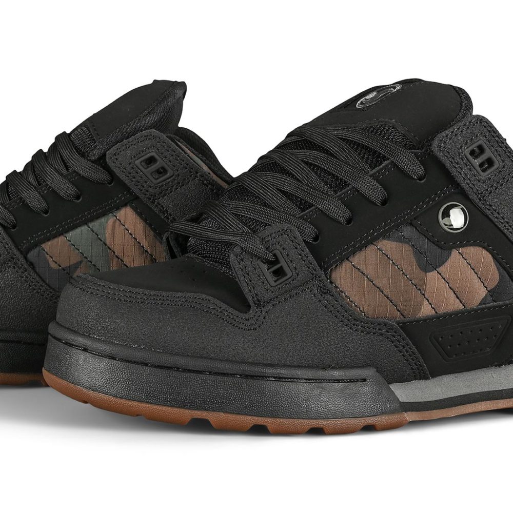 DVS Militia Snow Shoes - Black / Camo Leather