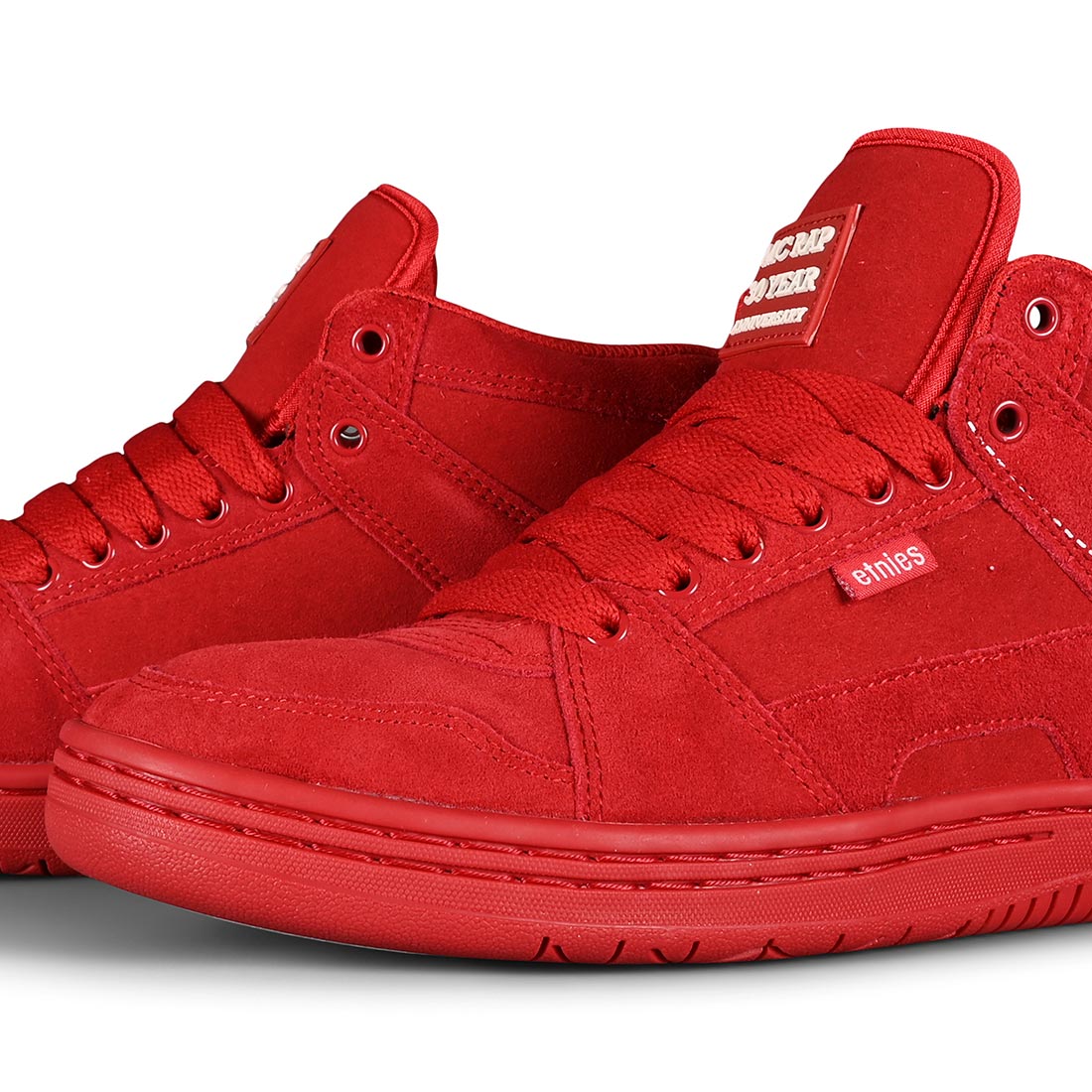 red skate shoes