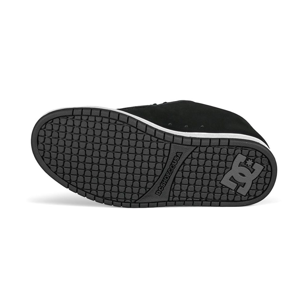 DC Court Graffik Skate Shoes - Black / Grey / White