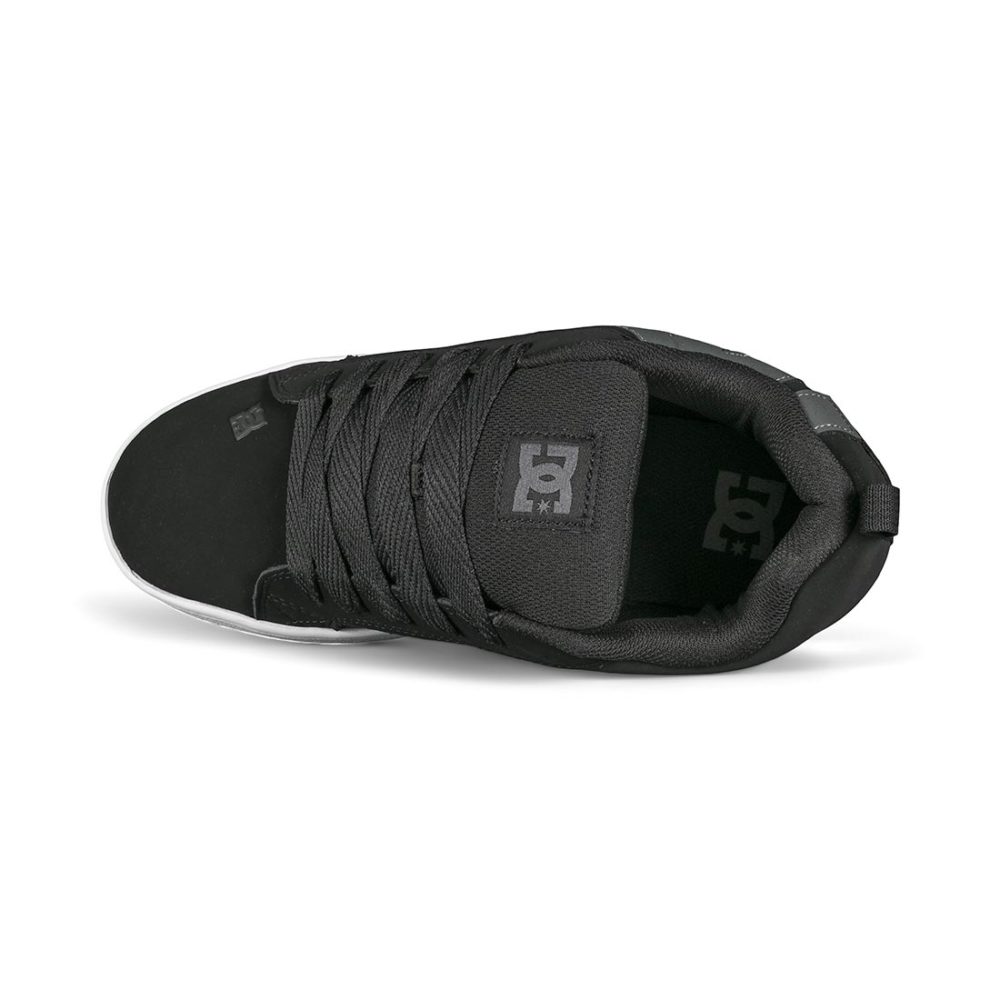 DC Court Graffik Skate Shoes - Black / Grey / White