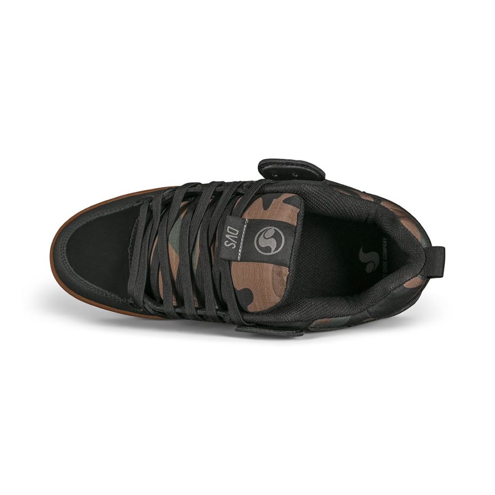 DVS Comanche 2.0+ Skate Shoes - Black / Camo