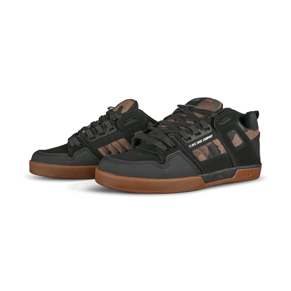 DVS Comanche 2.0+ Skate Shoes - Black / Camo