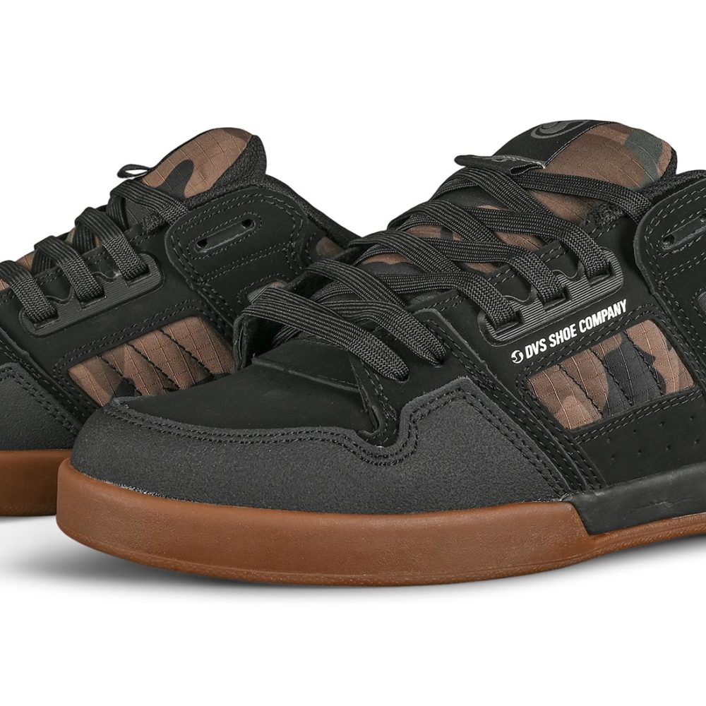 DVS Comanche 2.0+ Skate Shoes - Black / Camo