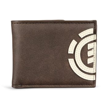 Element Daily PU Leather Wallet - Dark Earth