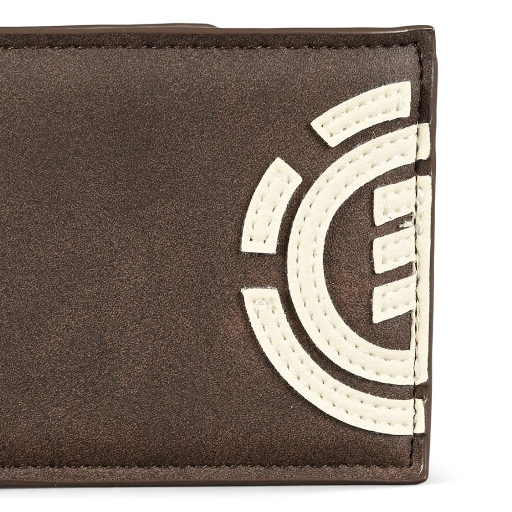 Element Daily PU Leather Wallet - Dark Earth