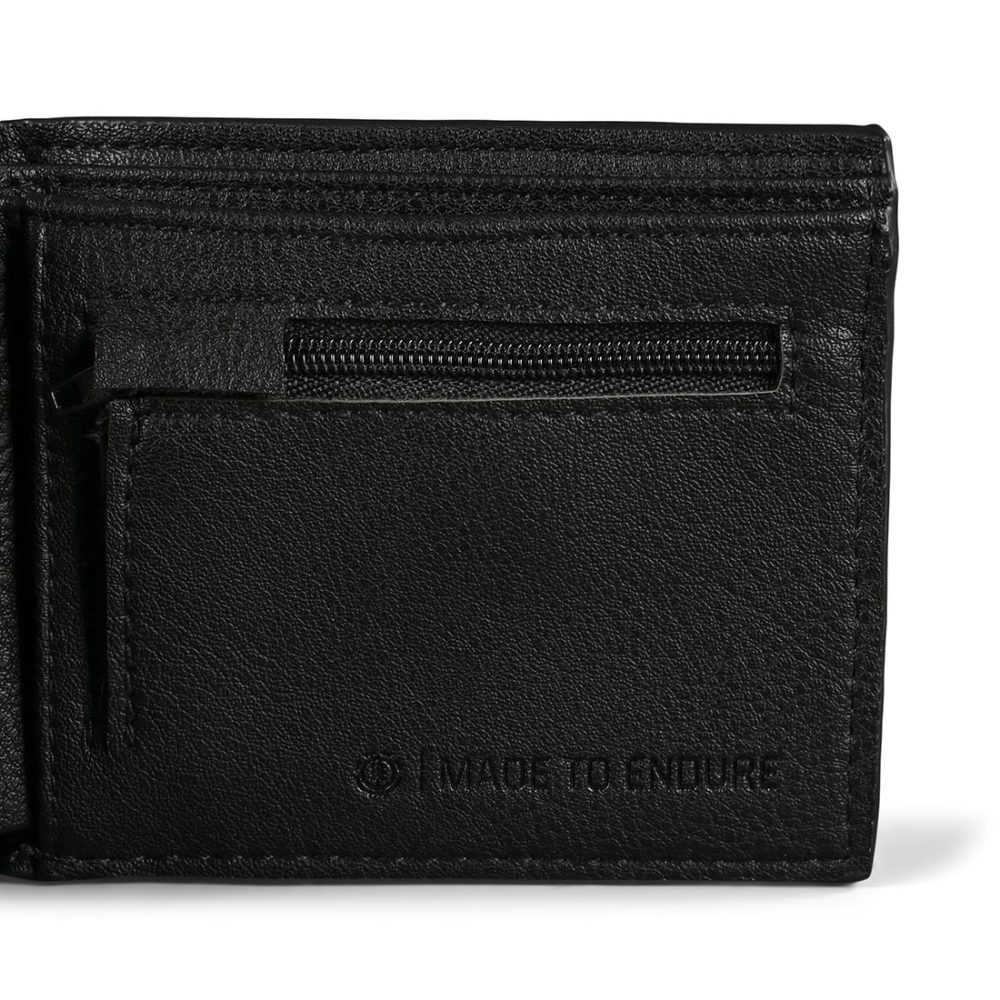 Element Daily PU Leather Wallet - Flint Black