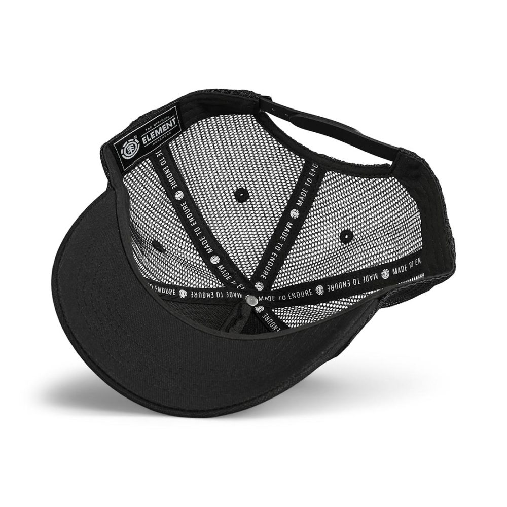 Element Icon Mesh Trucker Cap - All Black