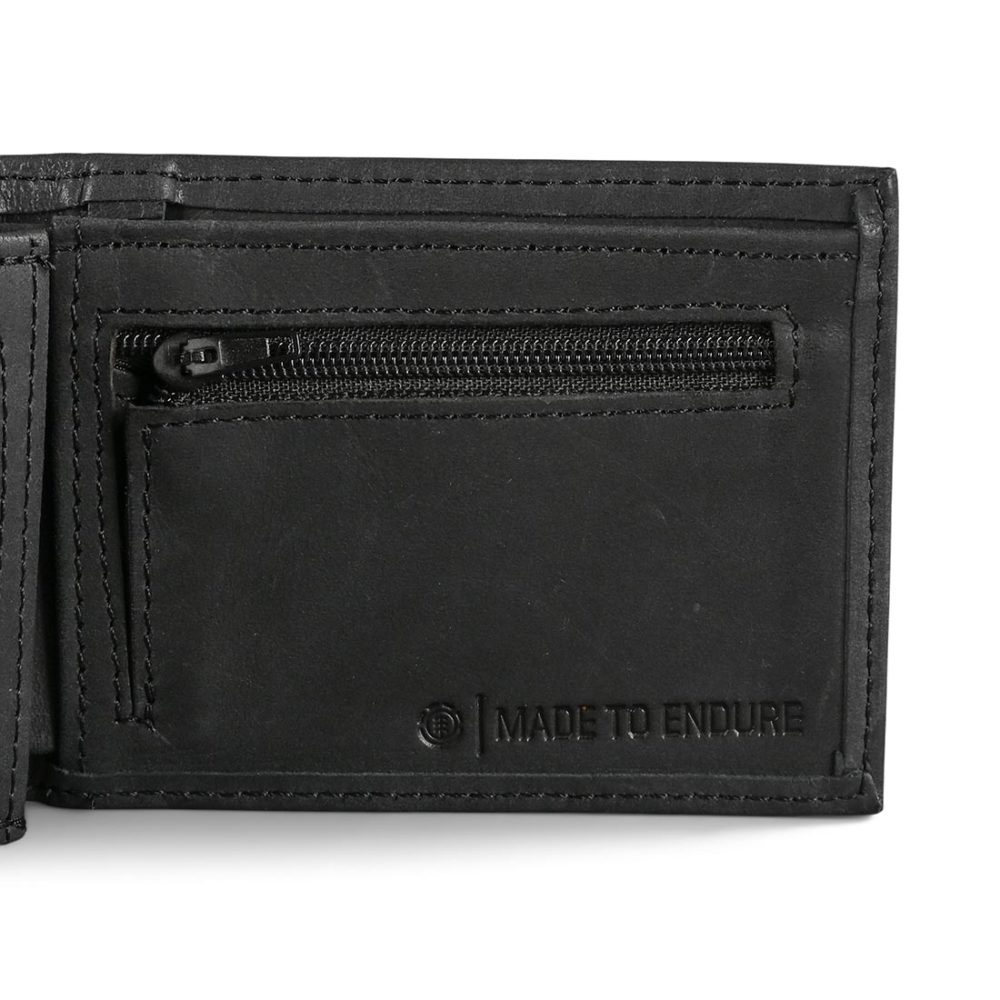 Element Segur Leather Wallet - Black