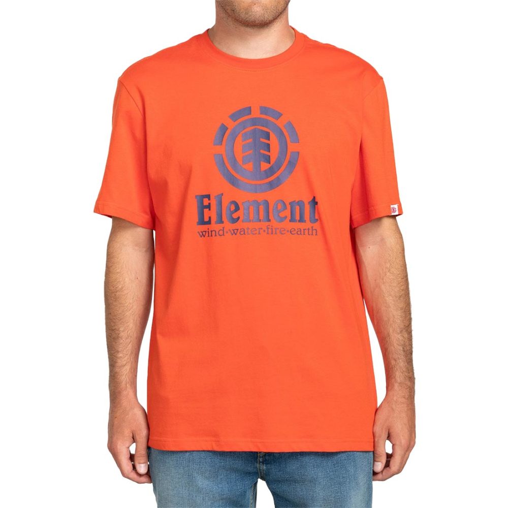 Element Vertical S/S T-Shirt - Red Clay