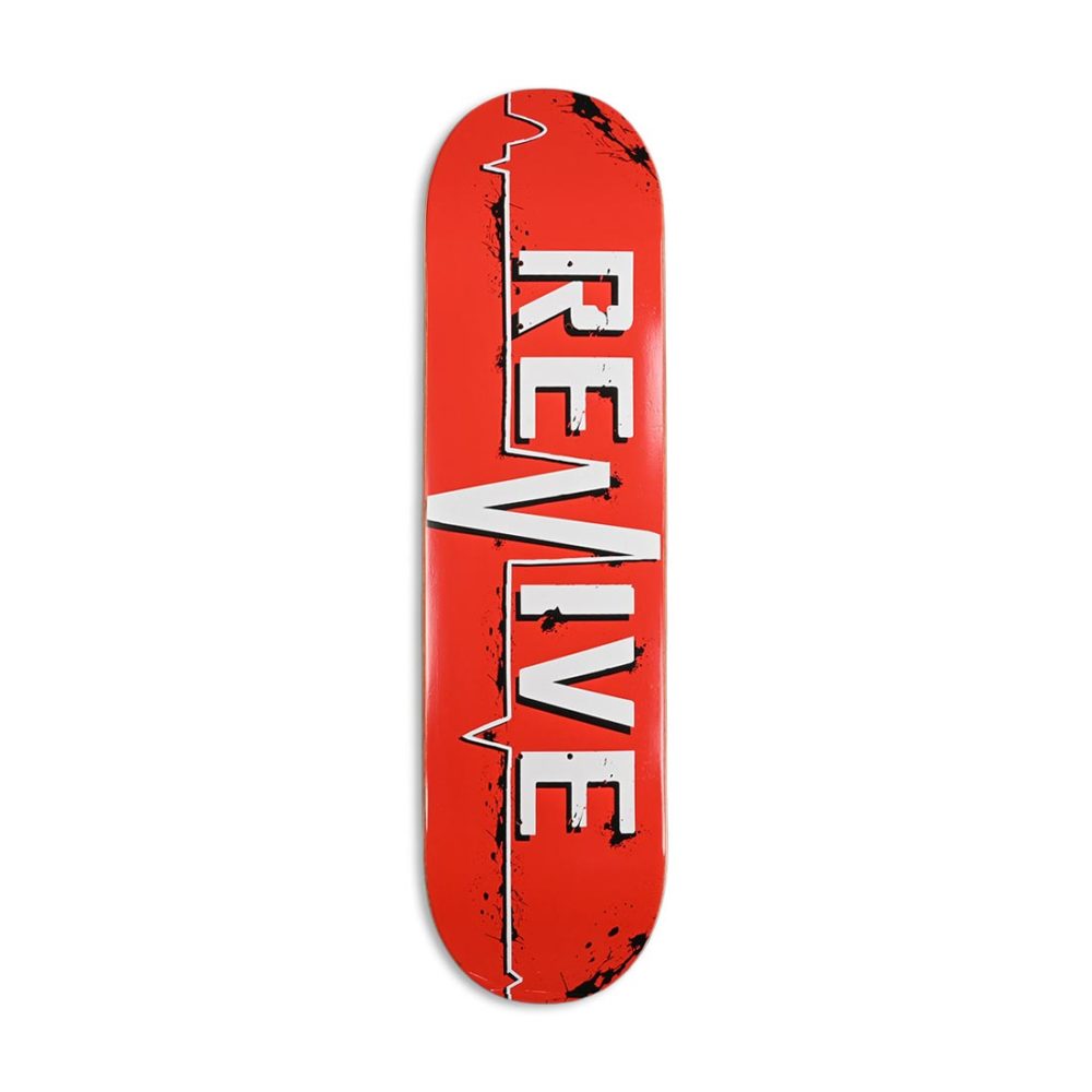 Revive Red Lifeline Canadian Maple Skateboard Deck