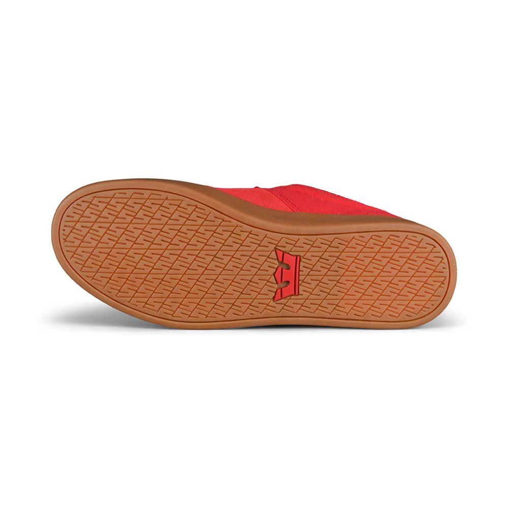 Supra Stacks II Skate Shoes - Red / Gum