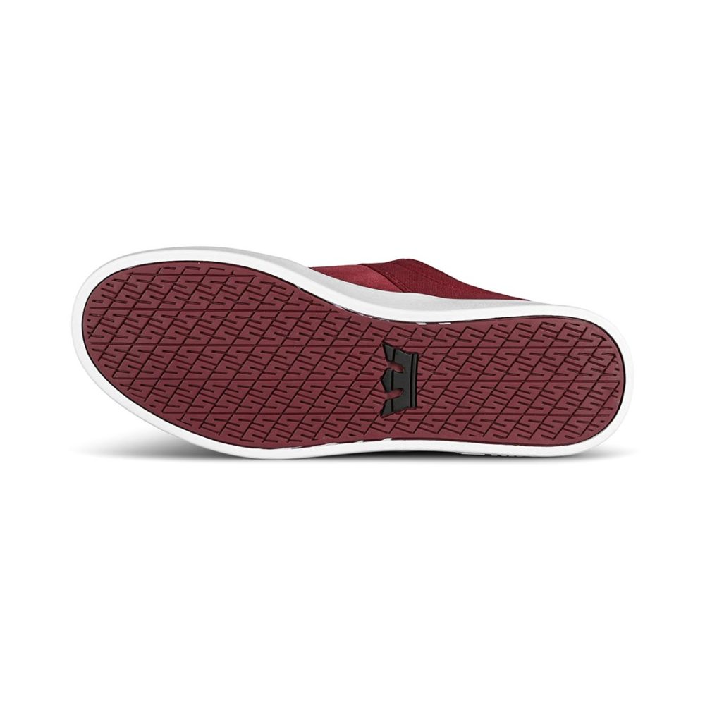 Supra Stacks II Skate Shoes - Wine / White